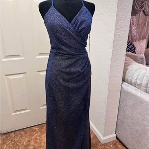 Elegant Blue Evening Gown